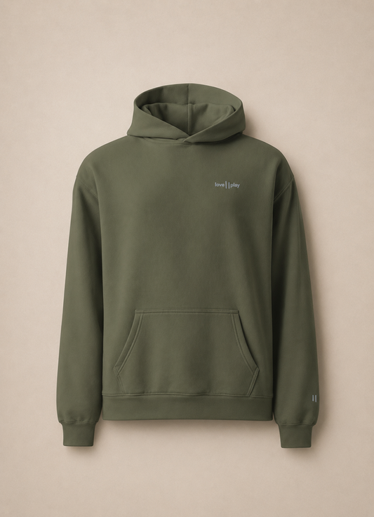 oversized Hoodie – olive