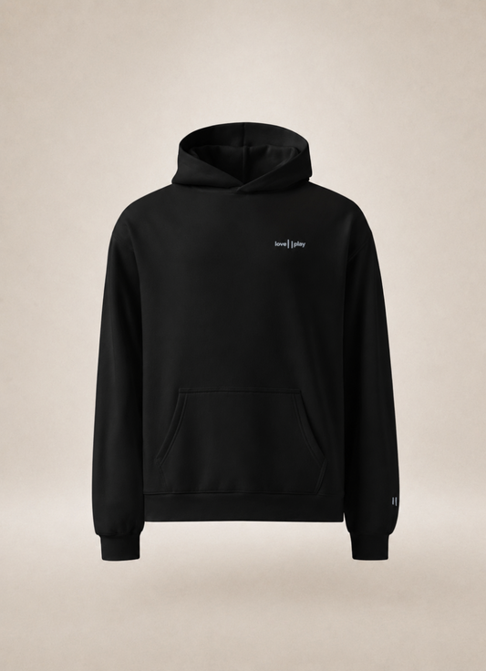 oversized Hoodie – black