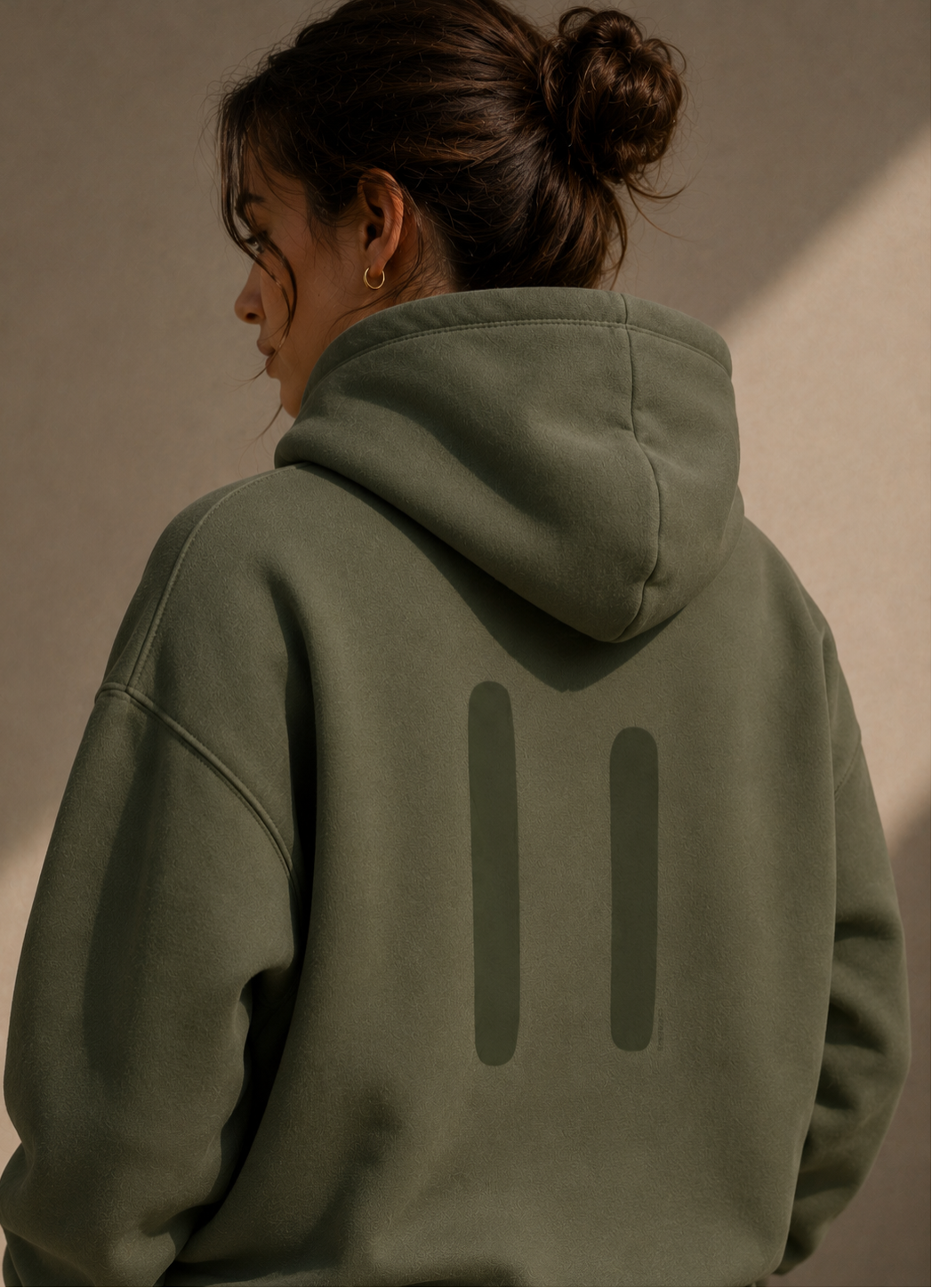 oversized Hoodie – olive
