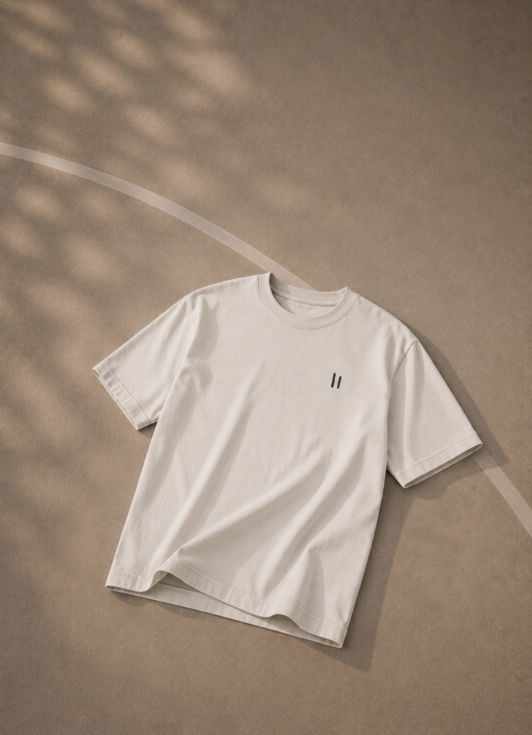 oversized T-Shirt – faded bone