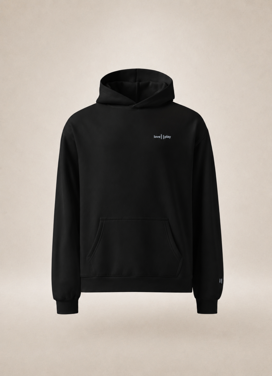 oversized Hoodie – black