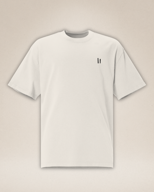 lovetoplay || oversized T-Shirt - Faded Bone