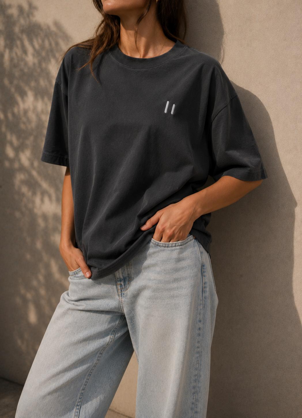 oversized T-Shirt – black